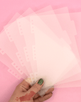 Clear Divider Set for Reusable Sticker Albums by Plannerface