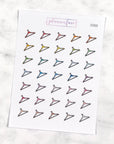 Clothes Hanger Multicolour Doodles by Plannerface