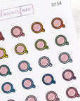 Coffee Cup Multicolour Doodles by Plannerface