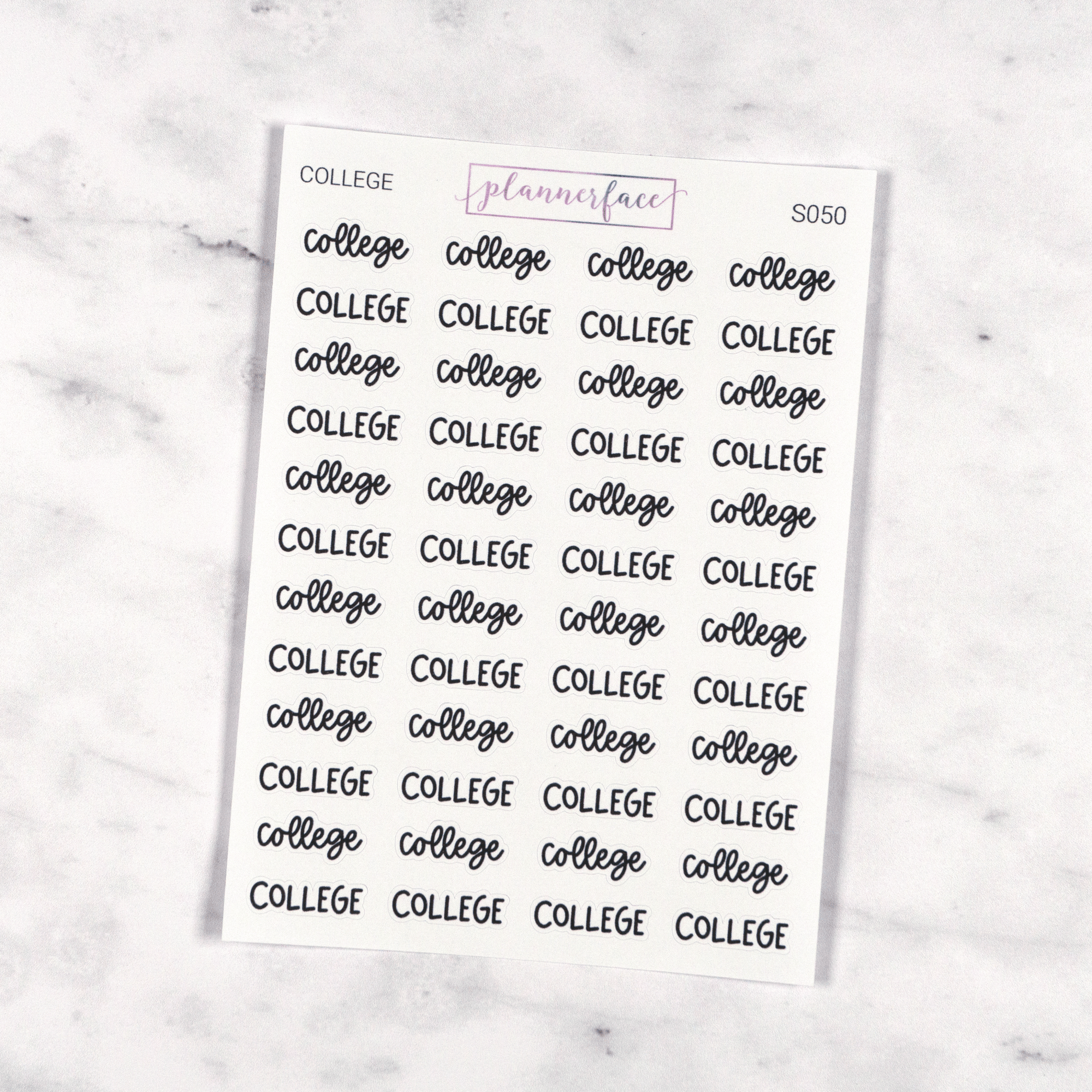 College | Scripts by Plannerface