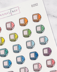 Computer Multicolour Doodles by Plannerface