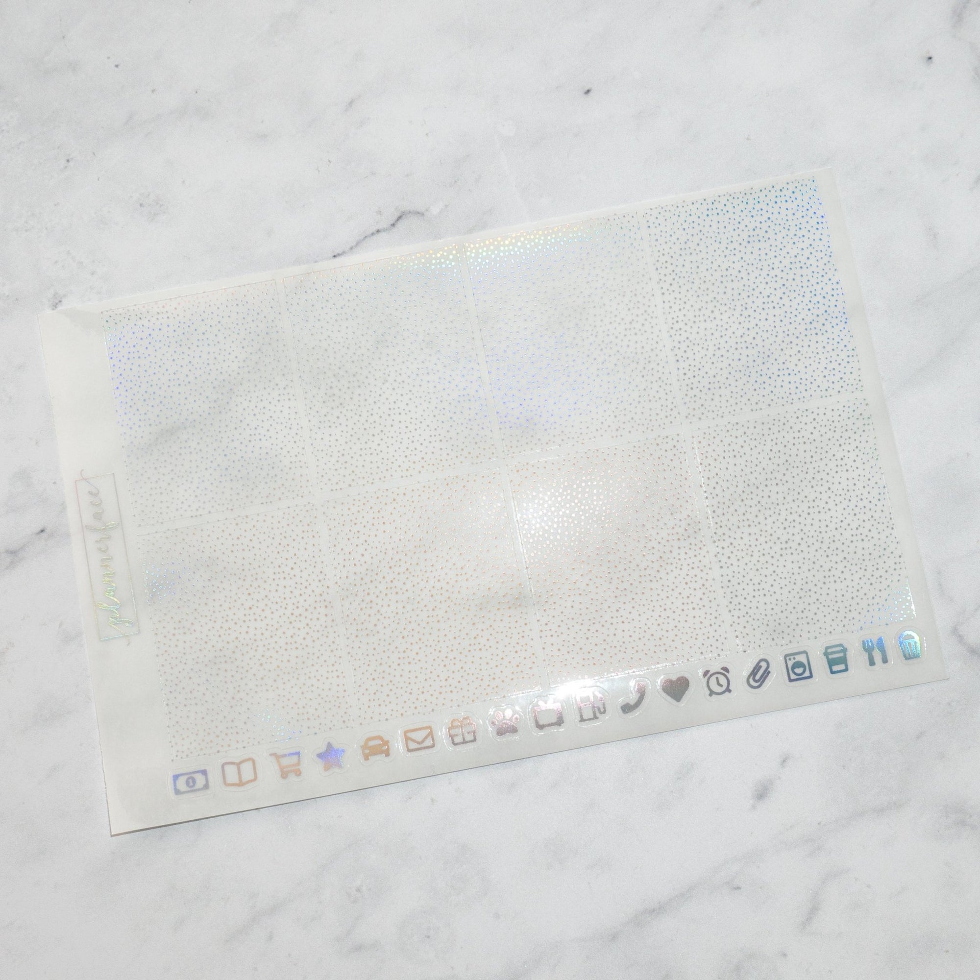 Confetti Dot Foil Underlays