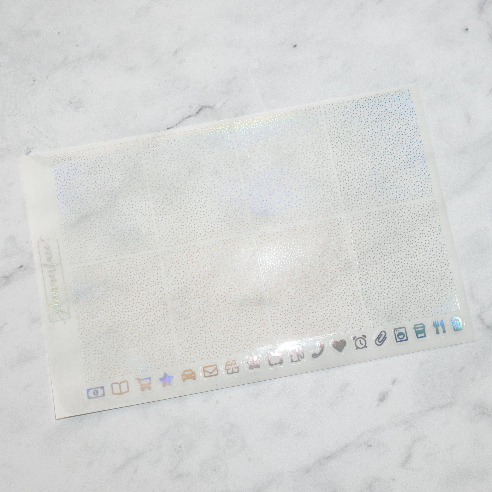 Confetti Dot Foil Underlays