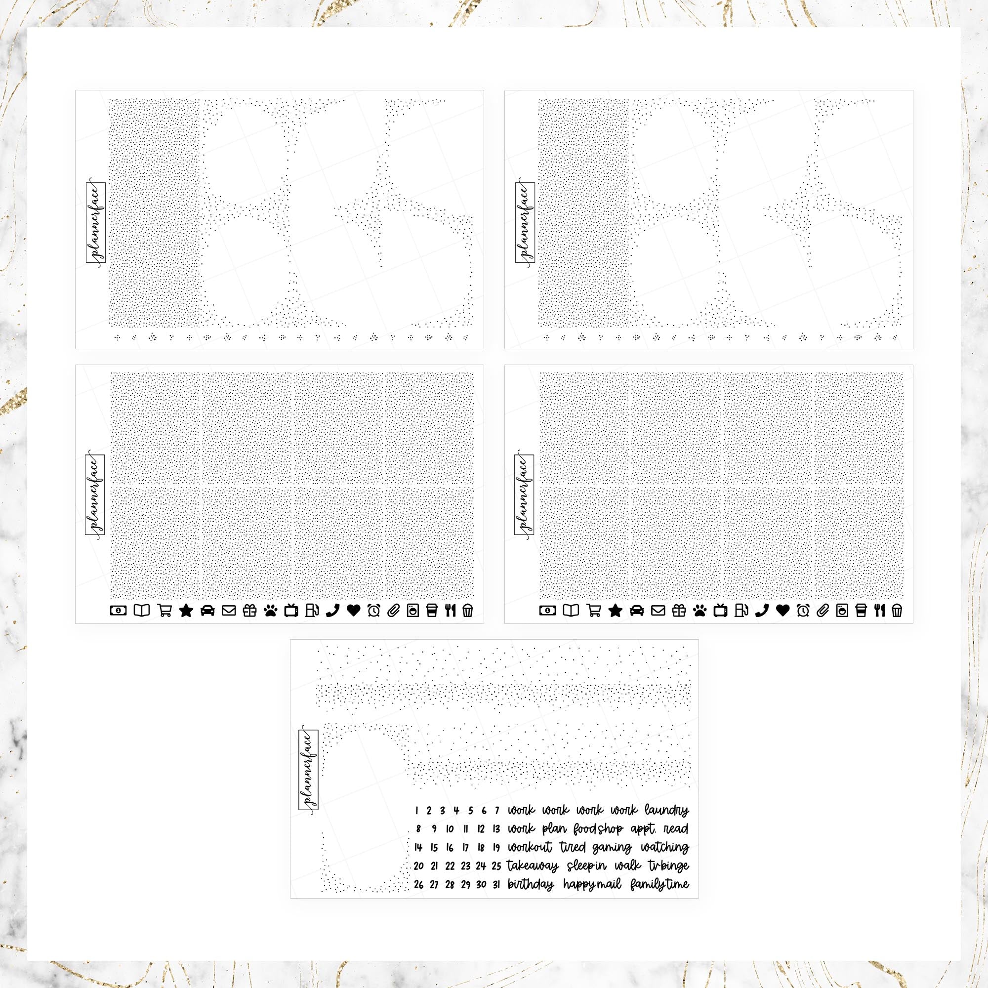 Confetti Foil Pack by Plannerface