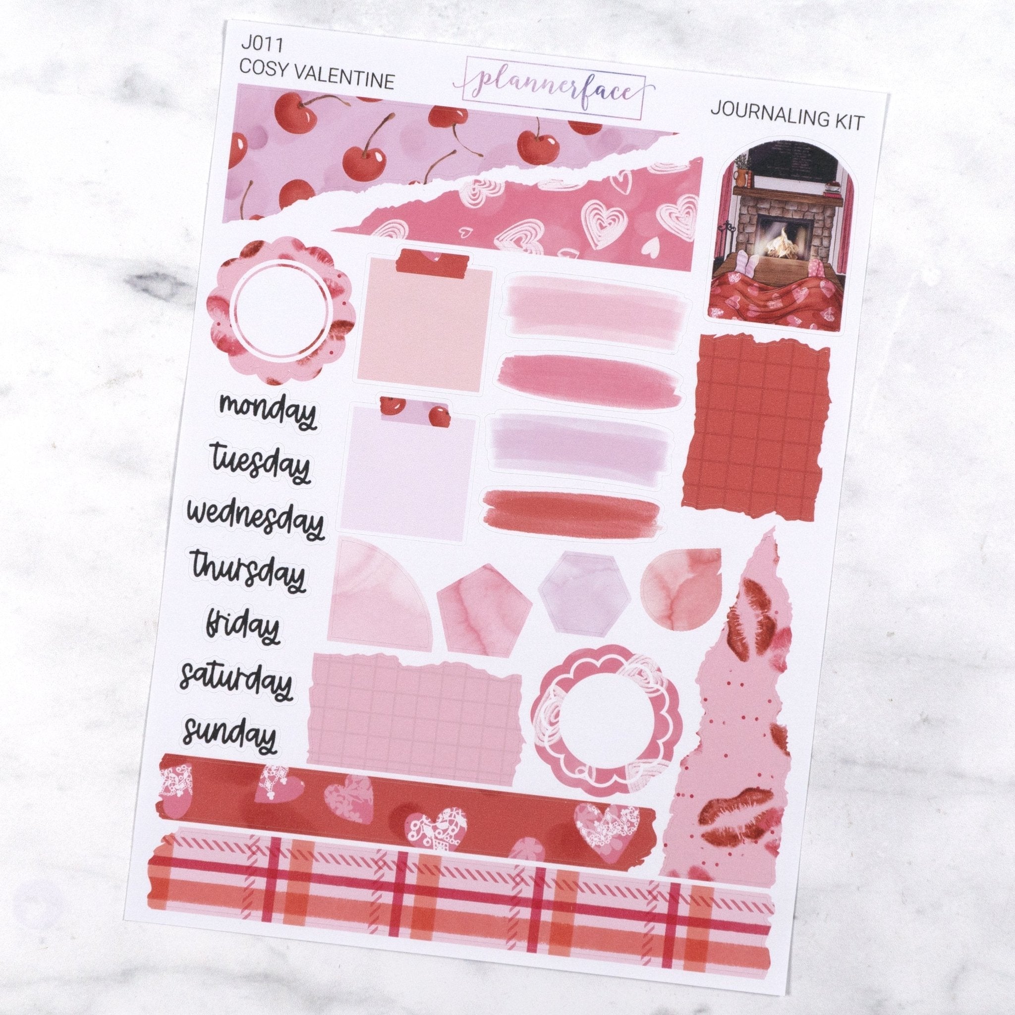 Cosy Valentine | Journaling Kit by Plannerface