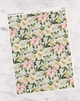 Cream & Pink Floral | Washi Tape Strips by Plannerface
