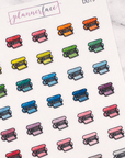 Cutting Machine Multicolour Doodles by Plannerface
