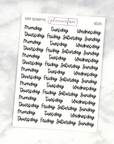 Days of the Week | Scripts by Plannerface