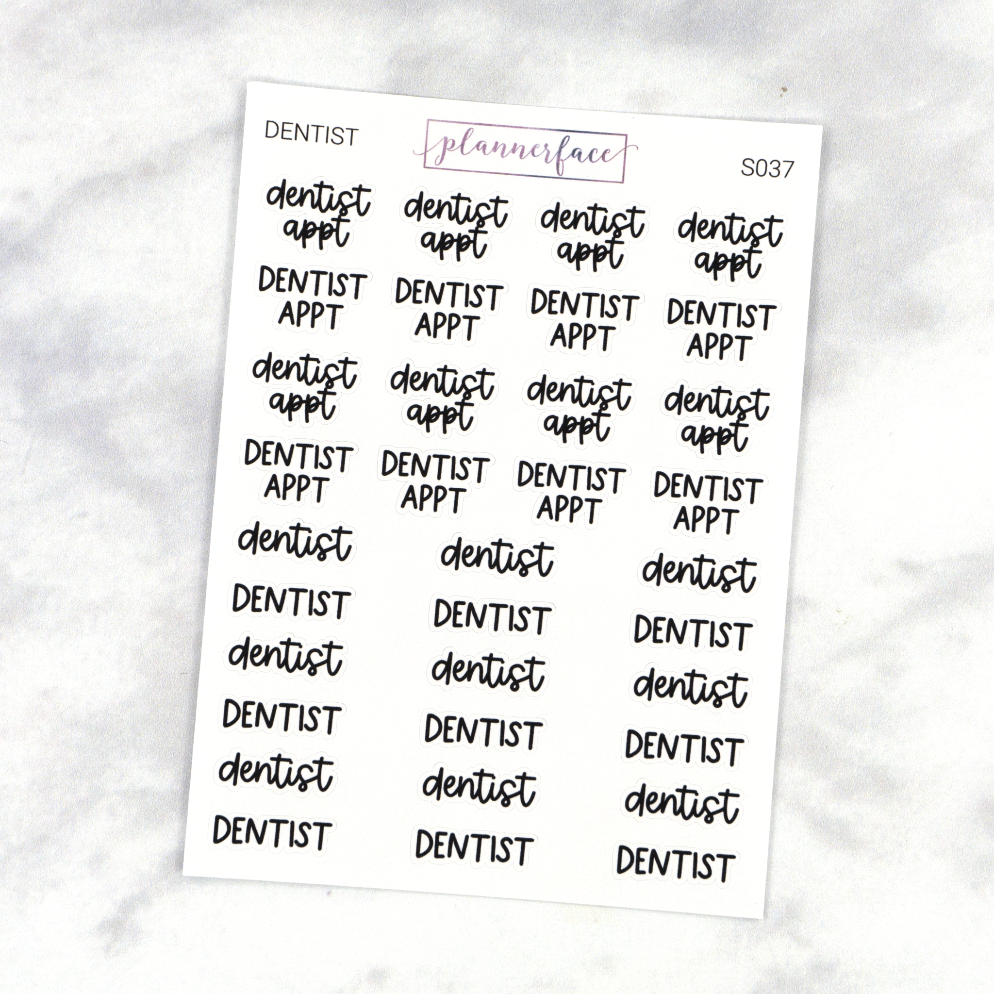 Dentist Appointment | Scripts by Plannerface