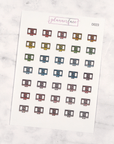 Design Stickers Multicolour Doodles by Plannerface