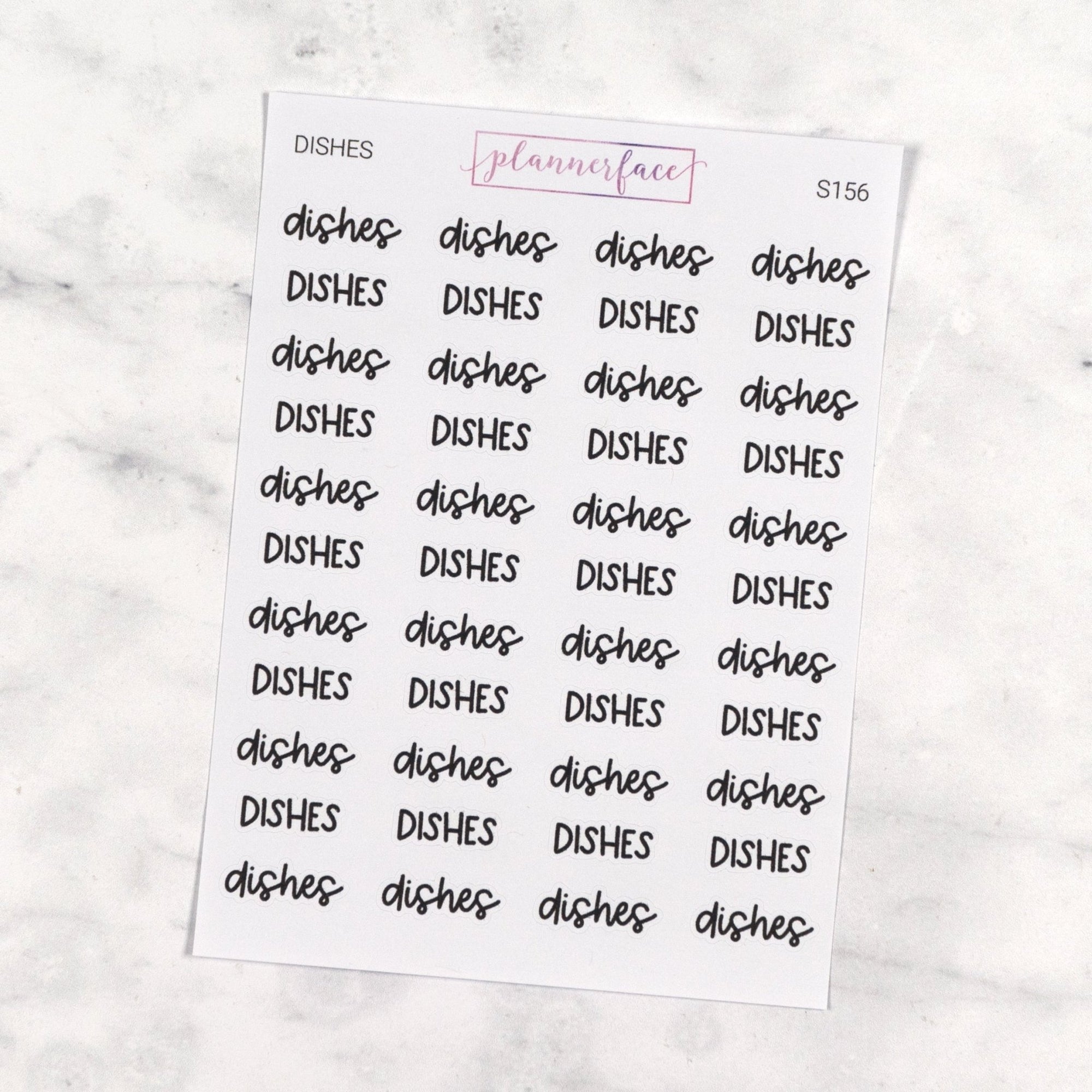 Dishes | Scripts by Plannerface