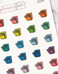 Dishwasher Multicolour Doodles by Plannerface