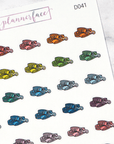Dog Walk Multicolour Doodles by Plannerface