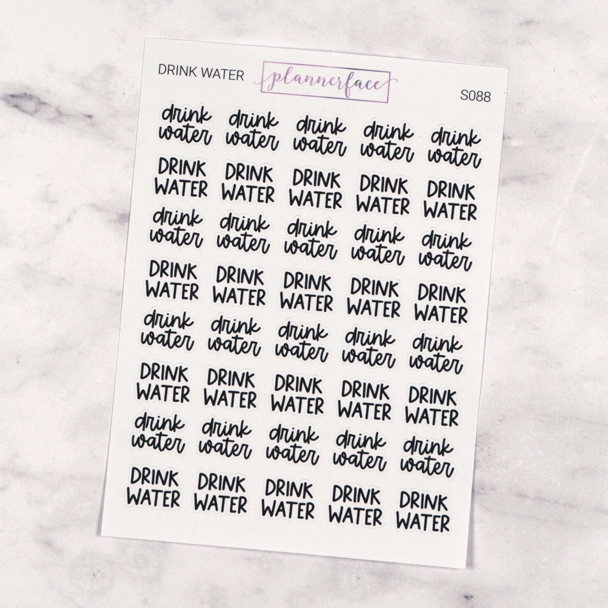 Drink Water | Scripts by Plannerface