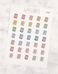 E-reader / E-book Multicolour Doodles by Plannerface