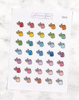 Earphones Multicolour Doodles by Plannerface