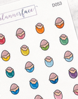 Easter Egg Doodles by Plannerface