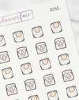 Egg On Toast Multicolour Doodles by Plannerface
