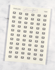 Envelope Transparent Icon Stickers by Plannerface
