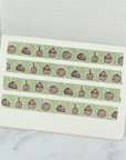 Fall Treats | Rose Gold Foiled Doodle Washi Tape by Plannerface