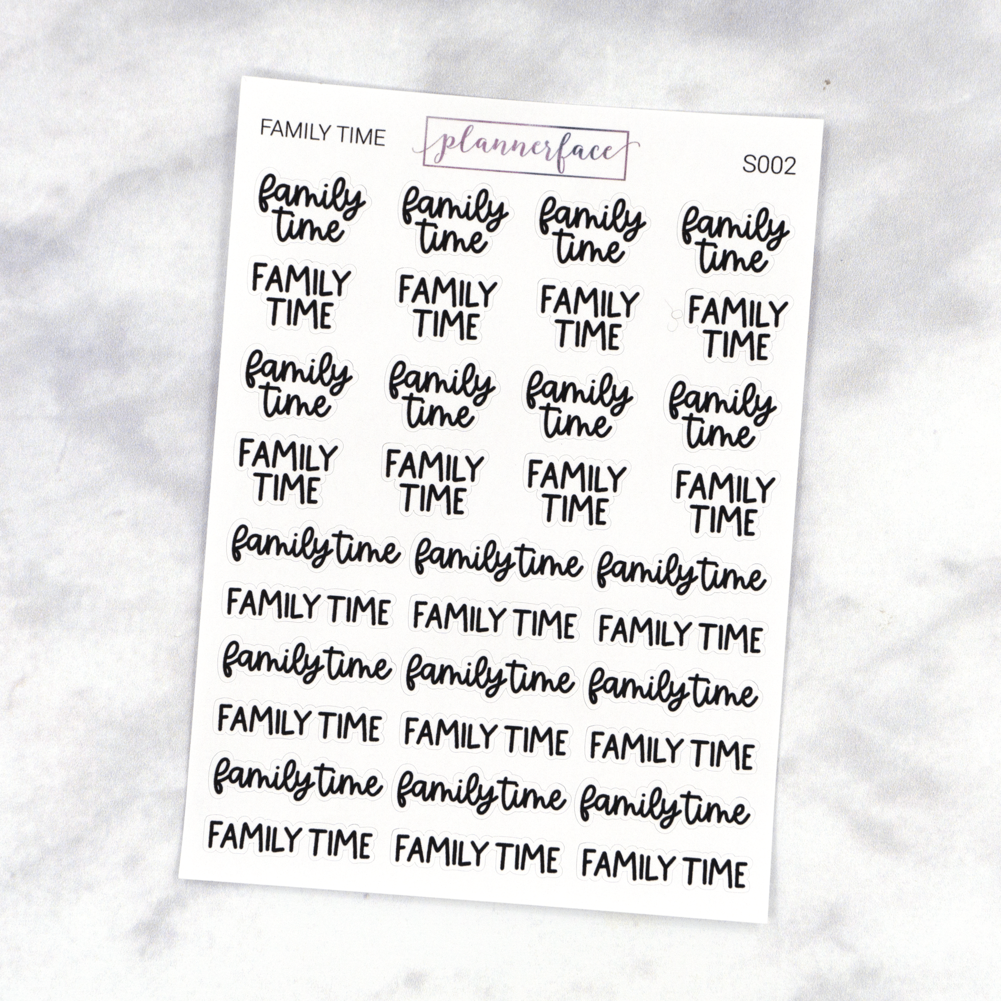 Family Time | Scripts by Plannerface