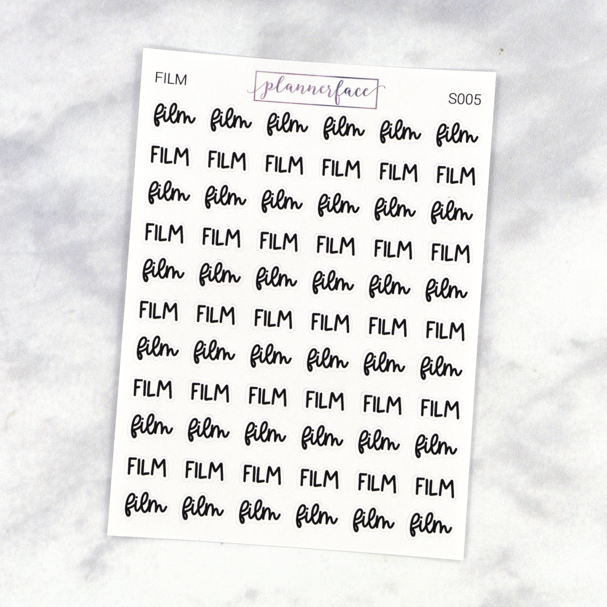 Film | Scripts by Plannerface