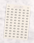 Fish Transparent Icon Stickers by Plannerface