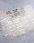 Foil Spring Quote Overlay Scripts