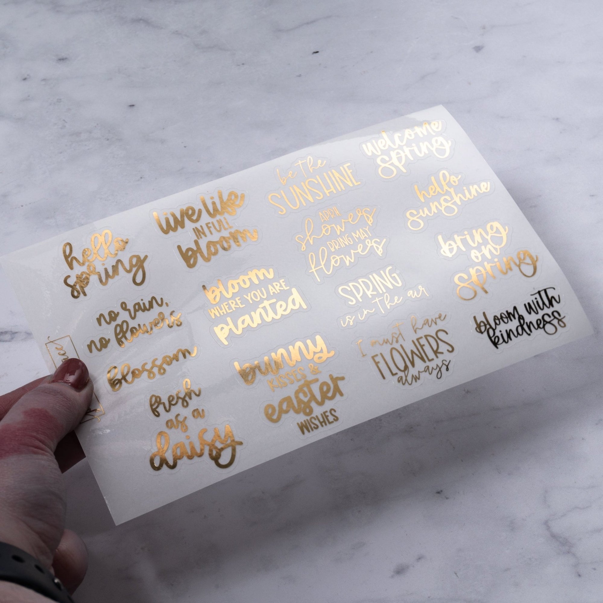 Foil Spring Quote Overlay Scripts