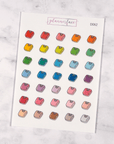 Fold Clothes Multicolour Doodles by Plannerface