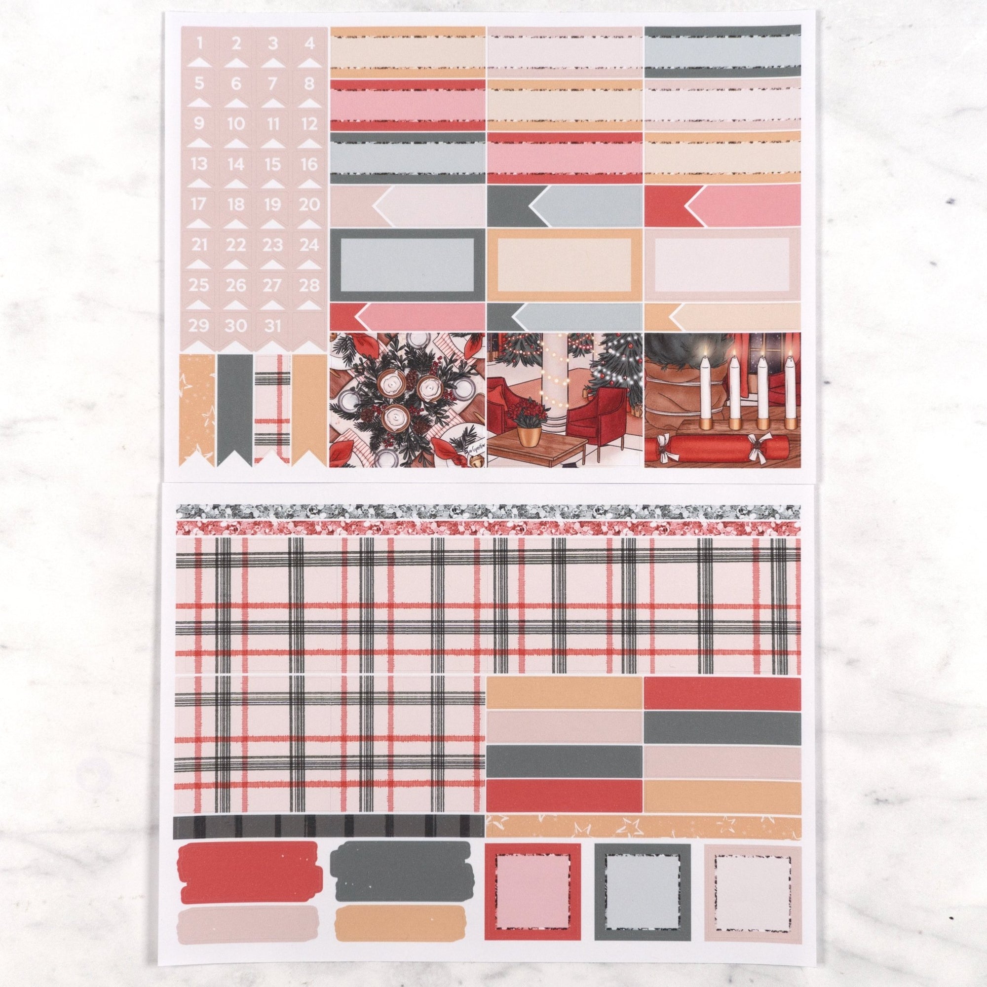 Glam Christmas Monthly Kit by Plannerface