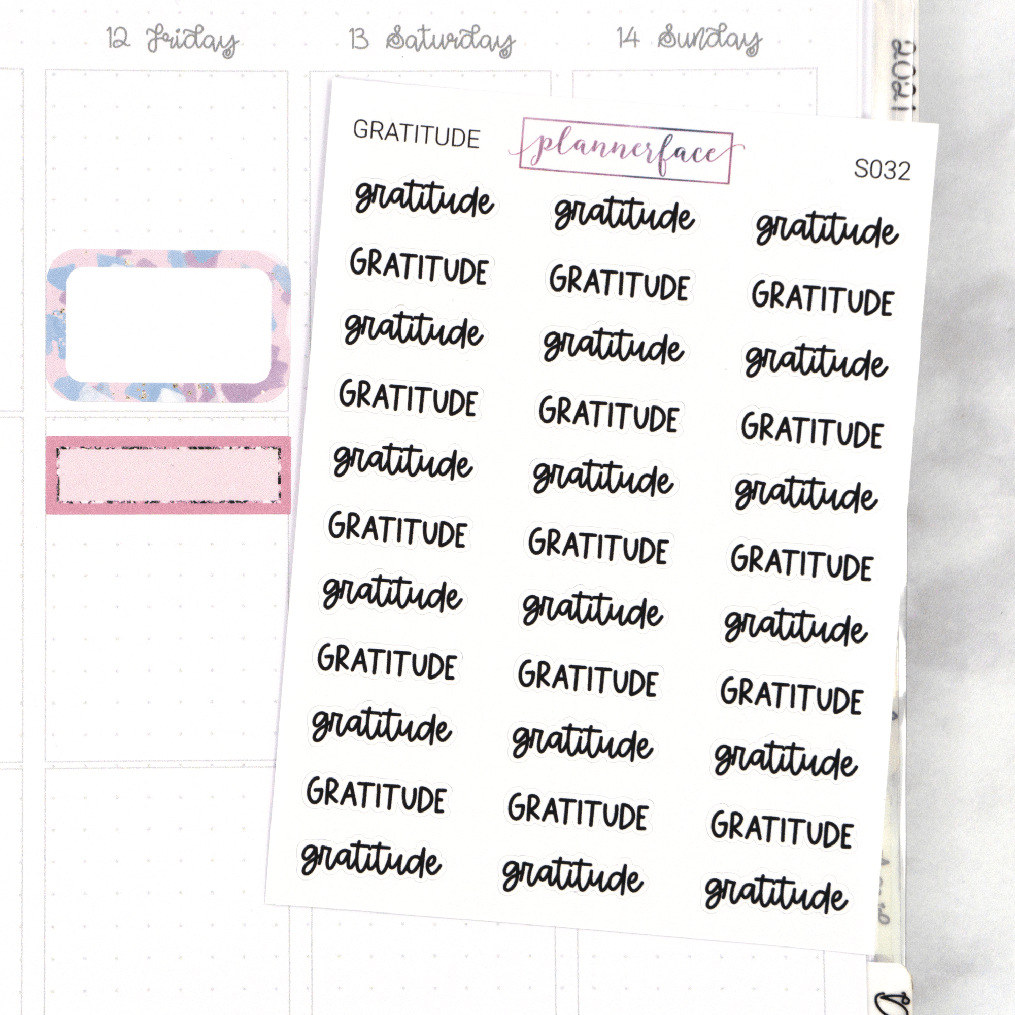 Gratitude | Scripts by Plannerface