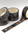 Halloween | Holo Foiled Doodle Washi Tape by Plannerface
