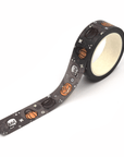 Halloween | Holo Foiled Doodle Washi Tape by Plannerface