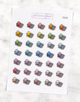 Happy Mail Multicolour Doodles by Plannerface