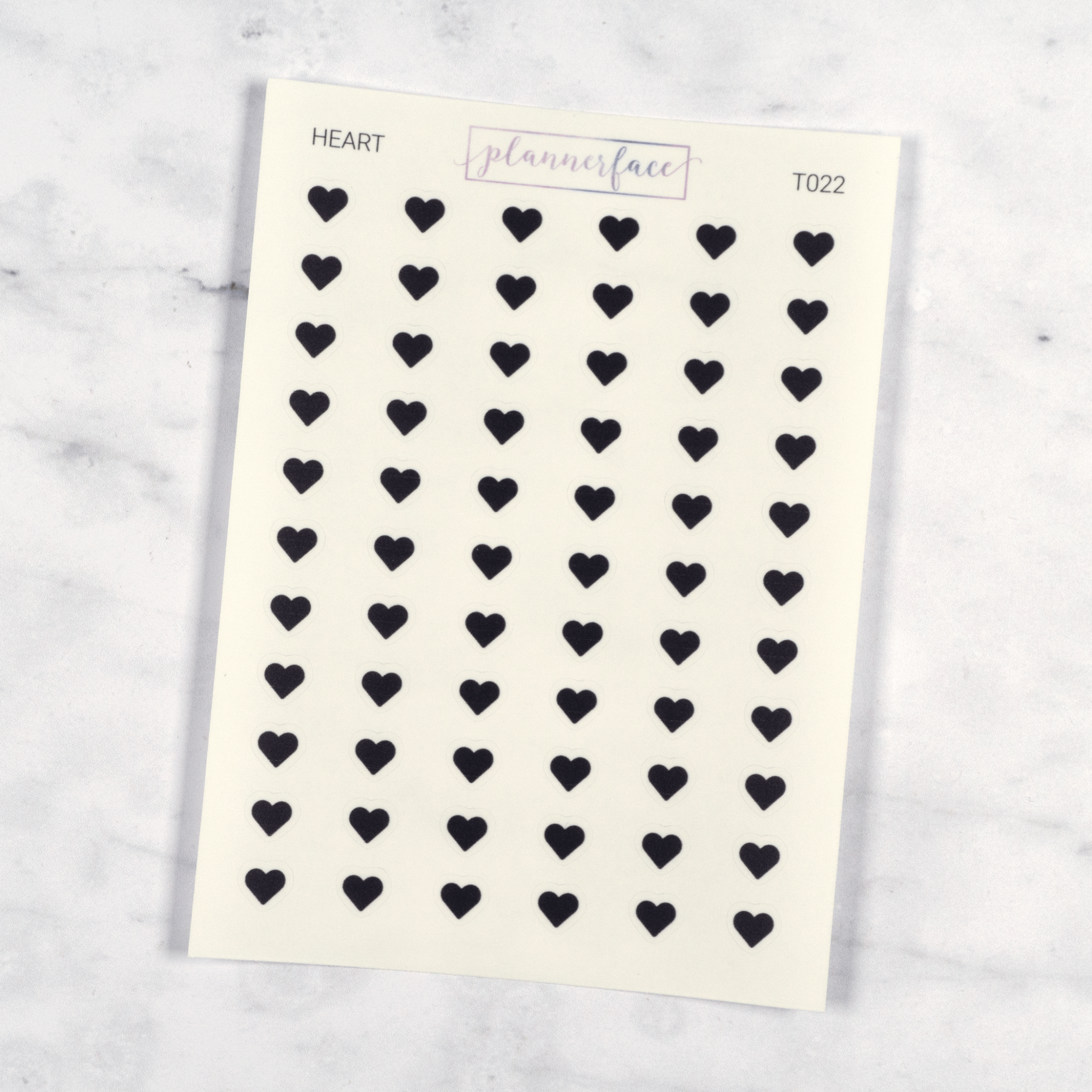 Heart Transparent Icon Stickers by Plannerface