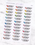 Highlight of my Week Stickers by Plannerface