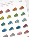 Home Multicolour Doodles by Plannerface