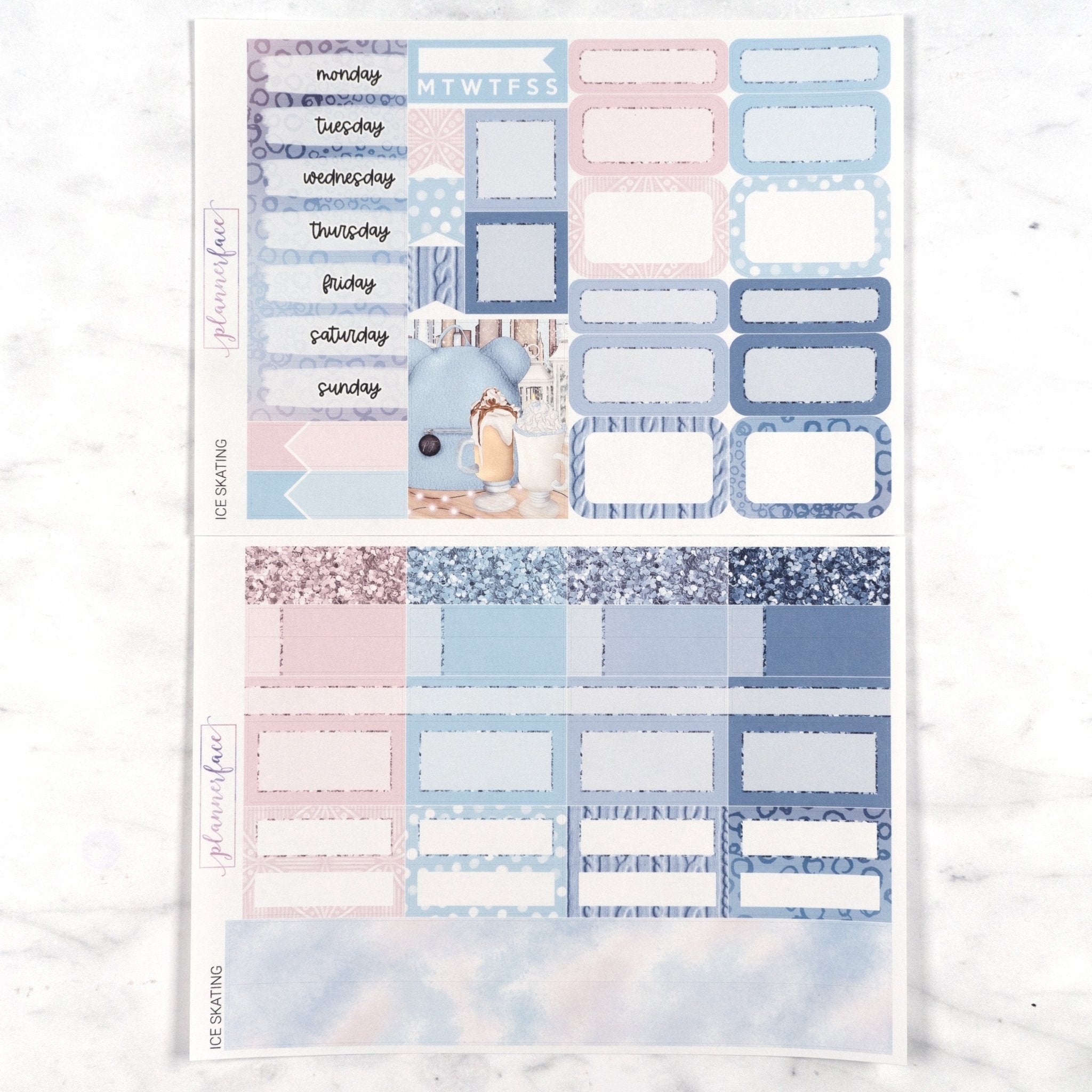 Ice Skating Mini Kit by Plannerface