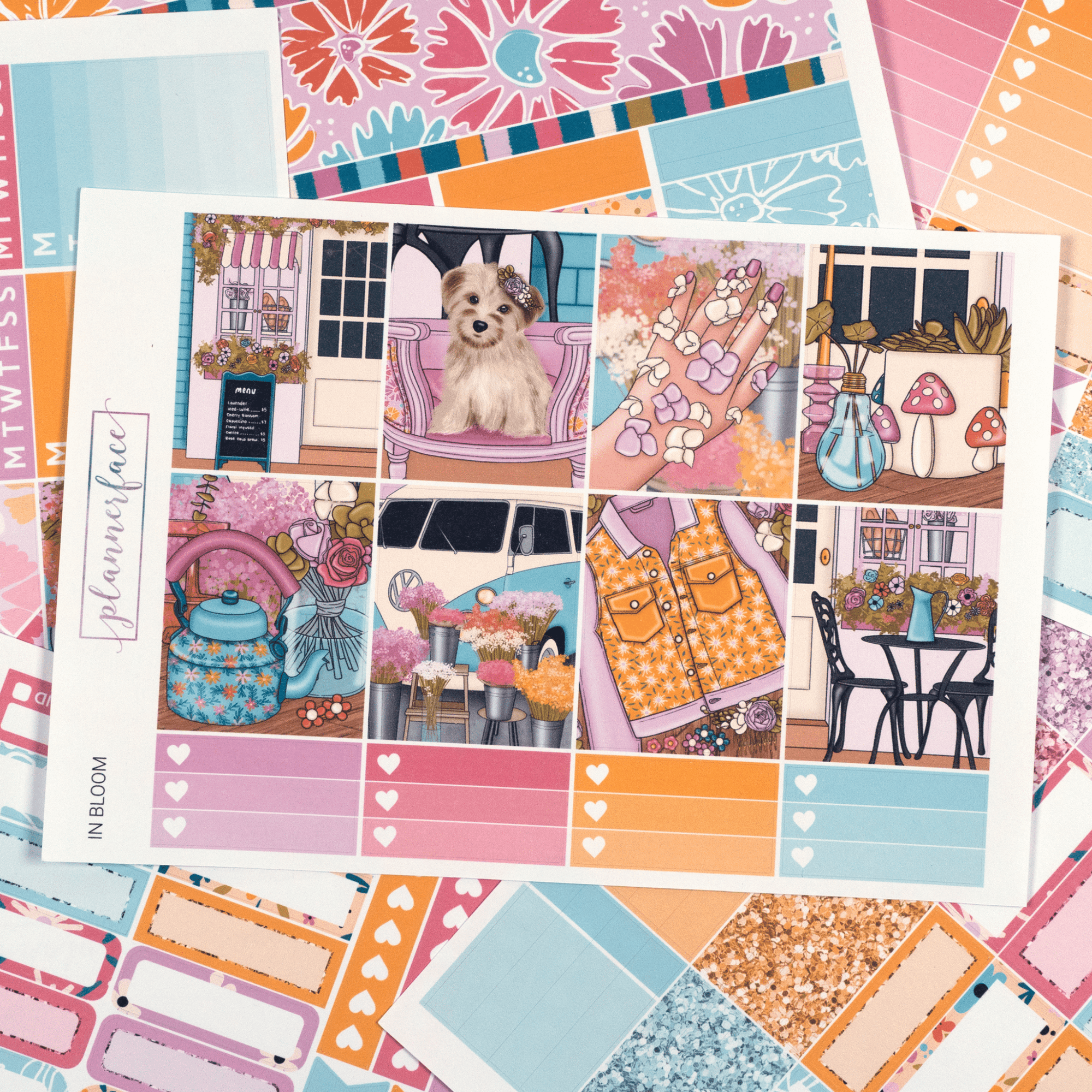 In Bloom Weekly Kit by Plannerface