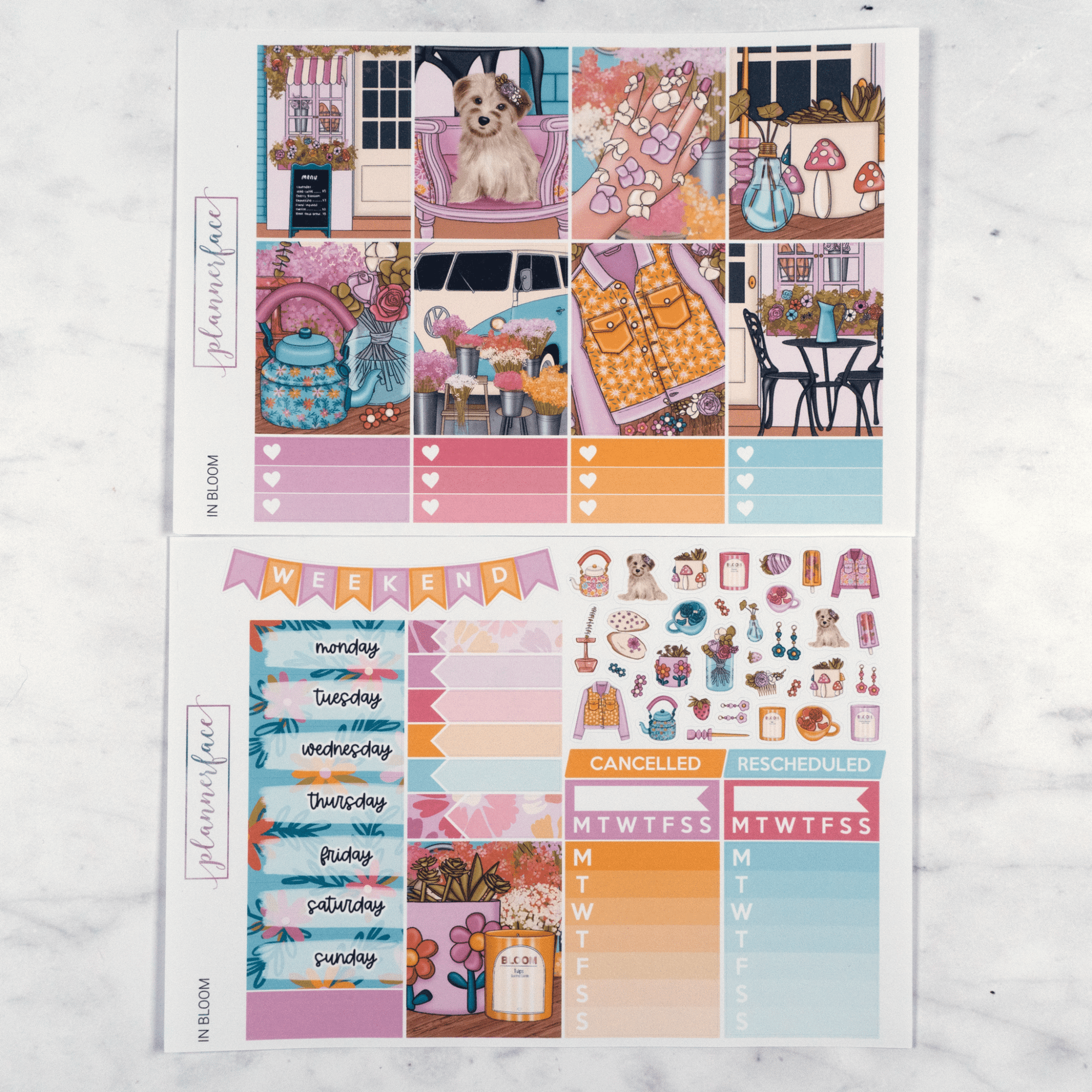 In Bloom Weekly Kit by Plannerface