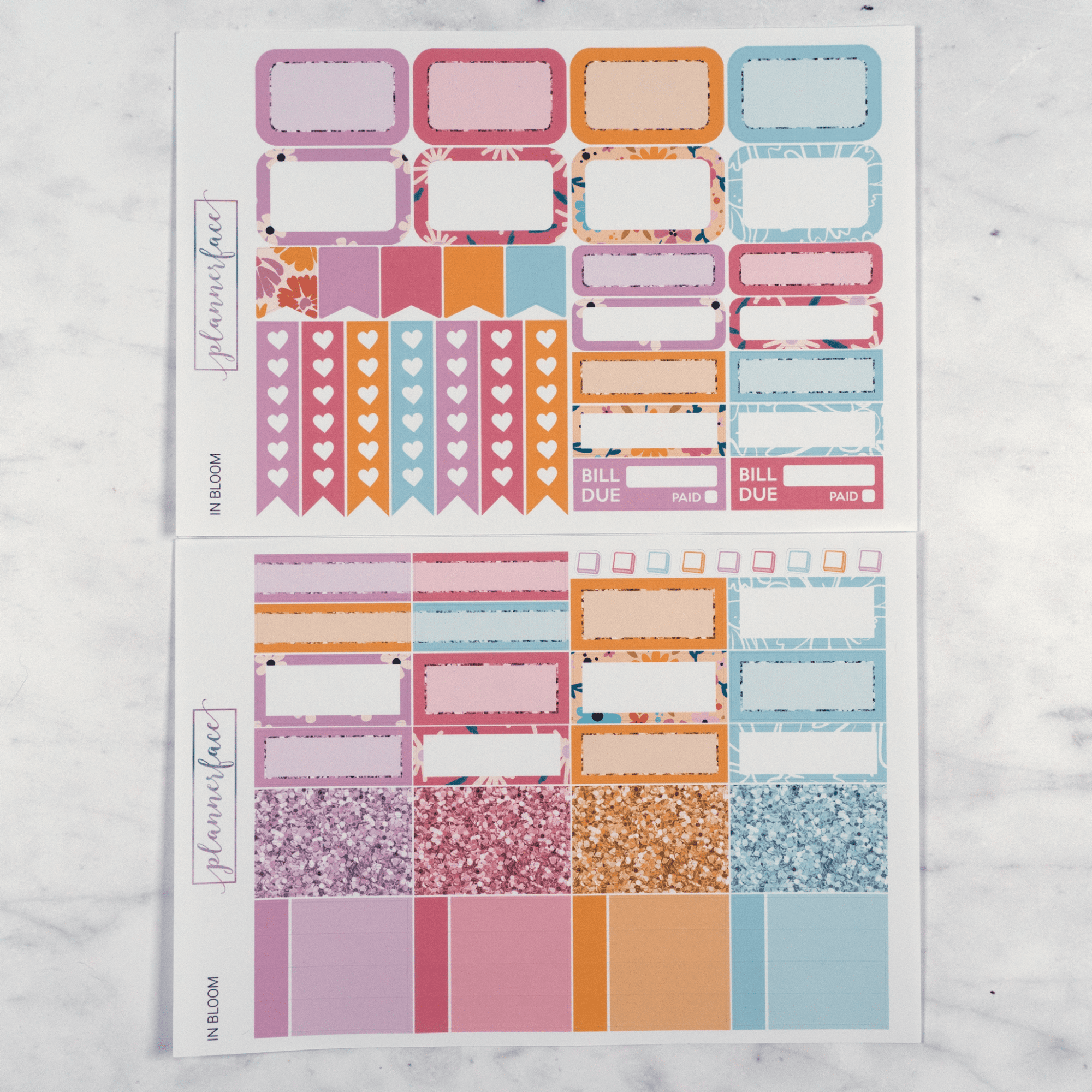 In Bloom Weekly Kit by Plannerface