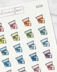 Laptop V3 Multicolour Doodles by Plannerface