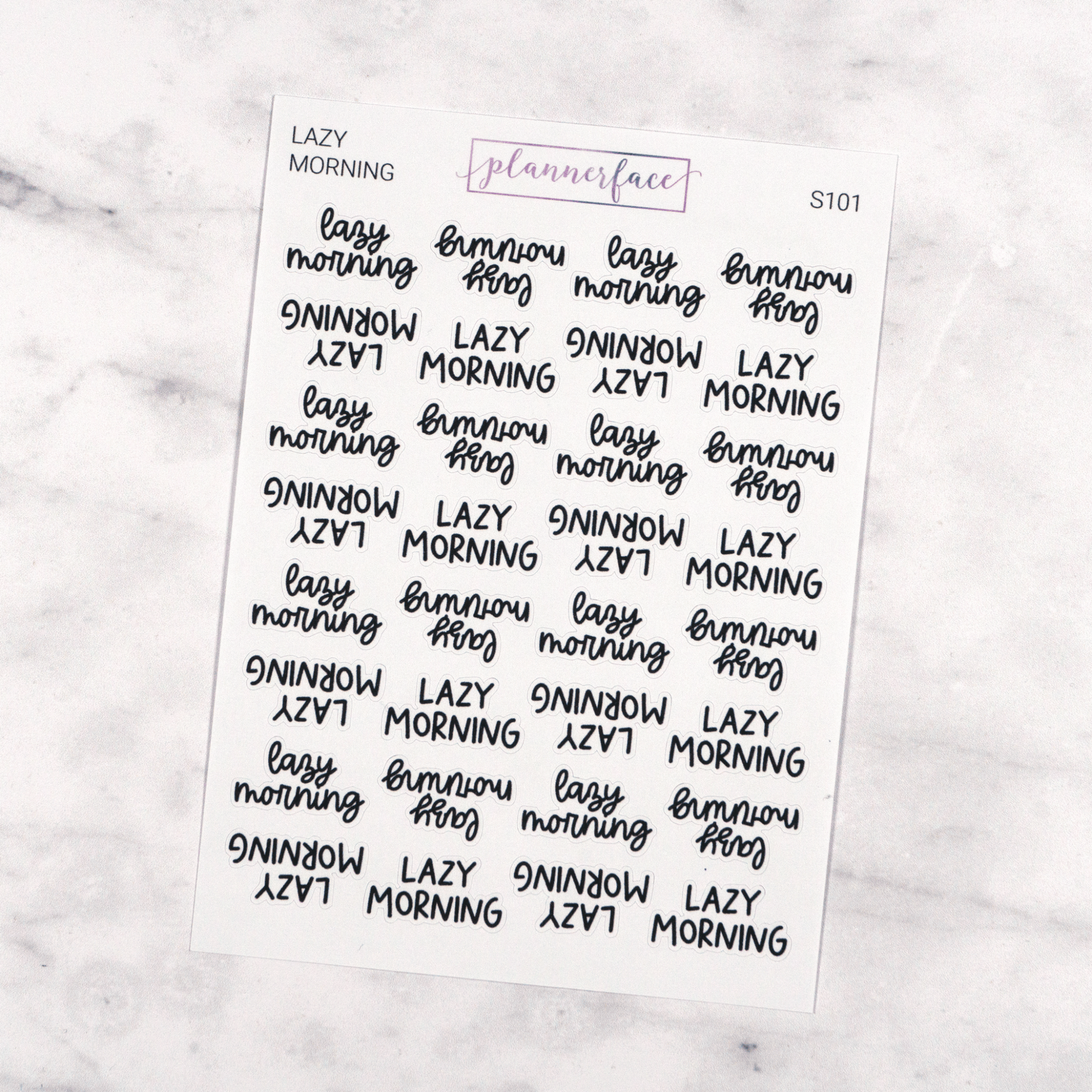 Lazy Morning | Scripts by Plannerface