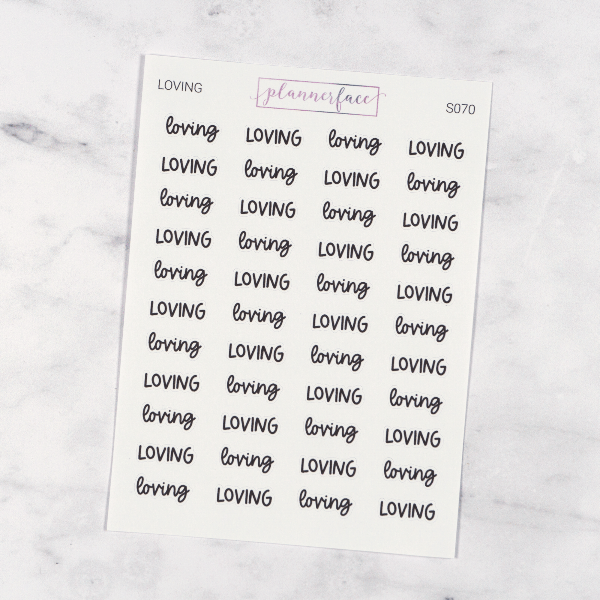 Loving | Scripts by Plannerface