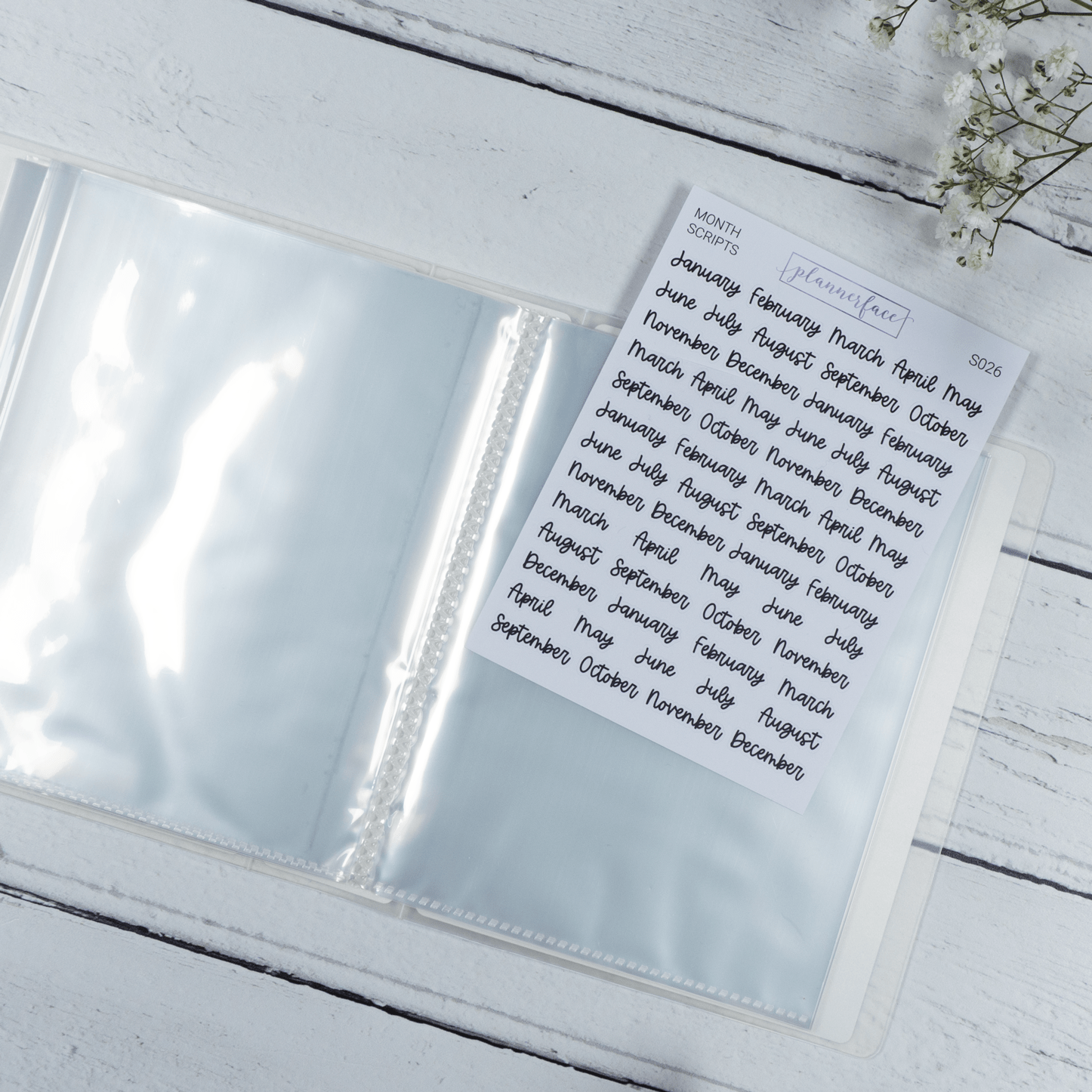 Marjorie Sticker Album (Small) by Plannerface