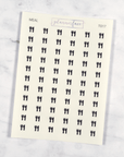 Meal Transparent Icon Stickers by Plannerface