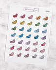 Menstrual Pad Multicolour Doodles by Plannerface