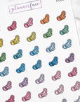 Menstrual Pad Multicolour Doodles by Plannerface