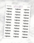 Migraine | Scripts by Plannerface